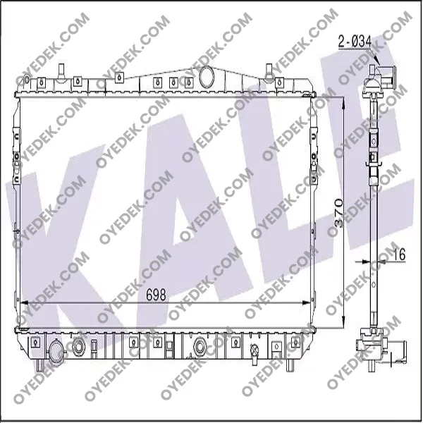 CHEVROLET REZZO MPV Motor Su Radyatörü 96271475