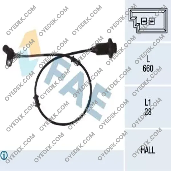 MERCEDES-BENZ S-SERISI Abs Sensörü Arka Sağ 2205400517